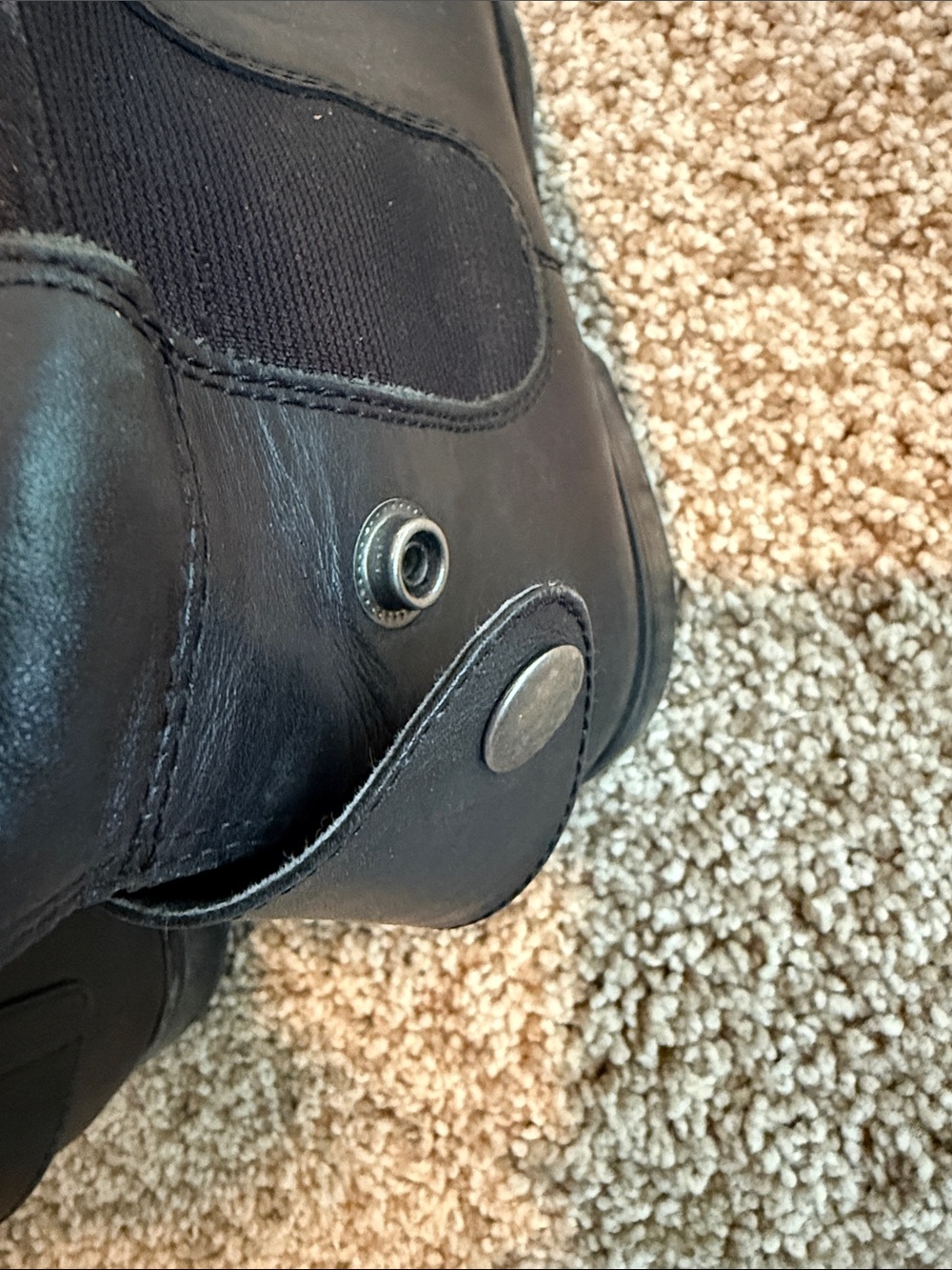 Franco Sarto Black Tall Riding Boots - Picture 3 of 4